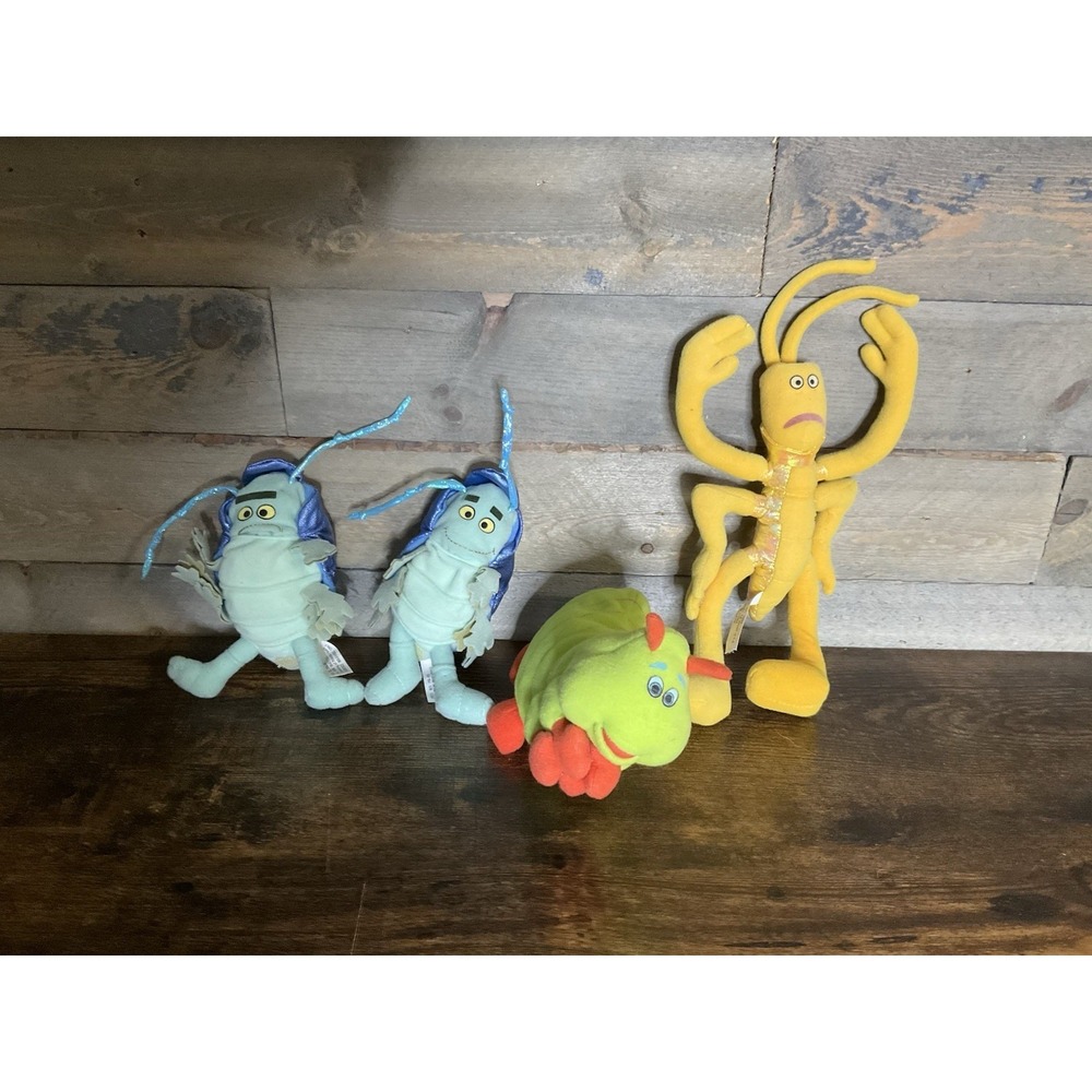A Bugs Life 1998 Plush Lot Set of 4